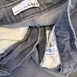 LOFT Light Gray Denim Pants